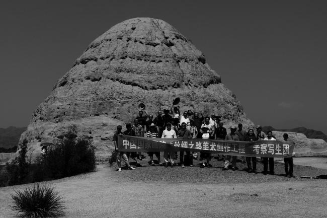 走遍中国·甘肃——中国文促会好意思术家写生创作行径走进甘肃张掖