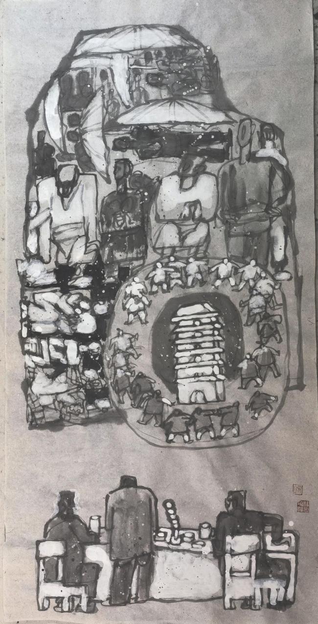 走遍中国·甘肃——中国文促会好意思术家写生创作行径走进甘肃张掖