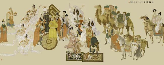 走遍中国·甘肃——中国文促会好意思术家写生创作行径走进甘肃张掖