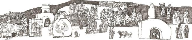 走遍中国·甘肃——中国文促会好意思术家写生创作行径走进甘肃张掖