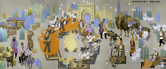 走遍中国·甘肃——中国文促会好意思术家写生创作行径走进甘肃张掖