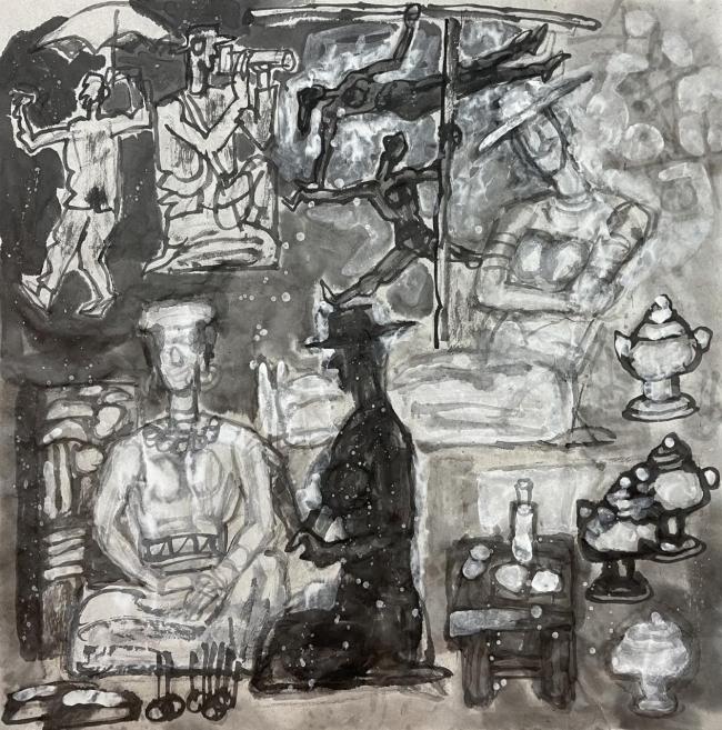 走遍中国·甘肃——中国文促会好意思术家写生创作行径走进甘肃张掖