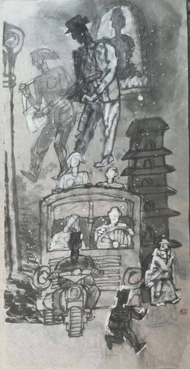 走遍中国·甘肃——中国文促会好意思术家写生创作行径走进甘肃张掖