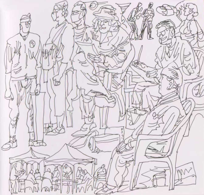 杨晓阳宁夏写生（之三）28×28CM