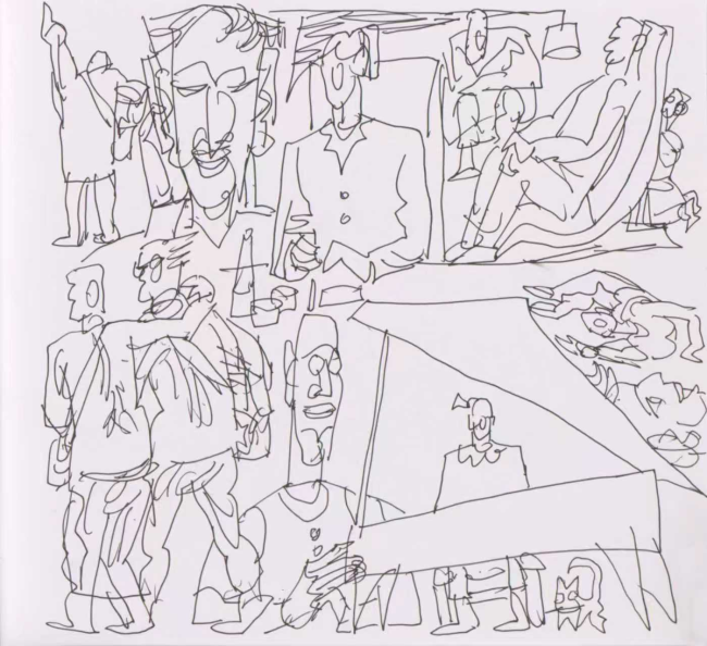 杨晓阳宁夏写生（之二）28×28CM